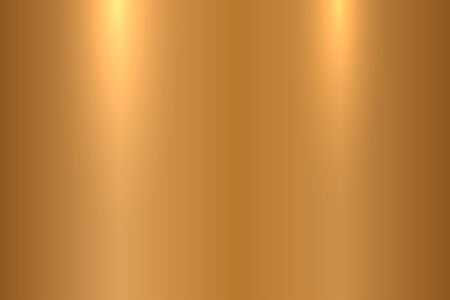 Bronze metallic texture. Shiny polished metal surface - vector backgroundのイラスト素材