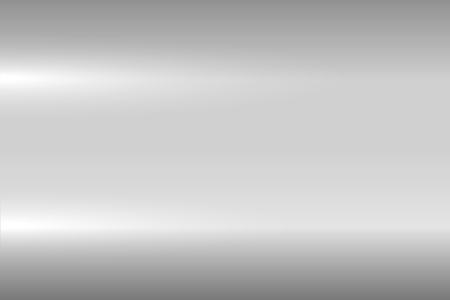 Bright gray metallic texture. Shiny polished metal surface. Vector backgroundのイラスト素材