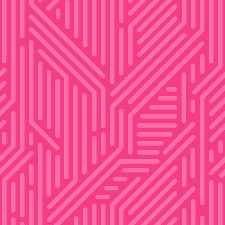 Striped seamless geometric pattern - digital design. Bright vector background.のイラスト素材