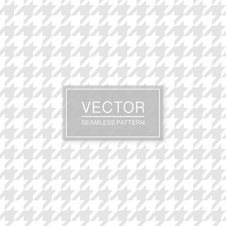 Vintage seamless cloth pattern - repeatable geometric design. White and grey fabric texture....