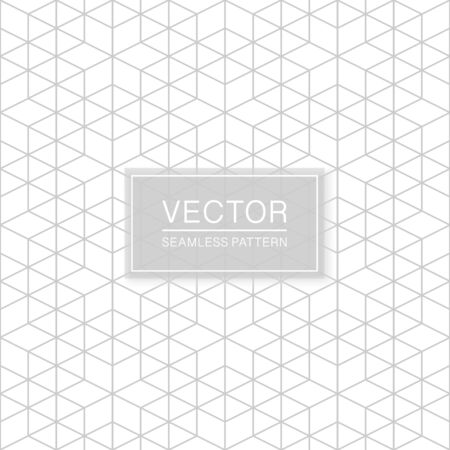 Creative seamless ornamental pattern - delicate grid design. Geometric oriental background.のイラスト素材