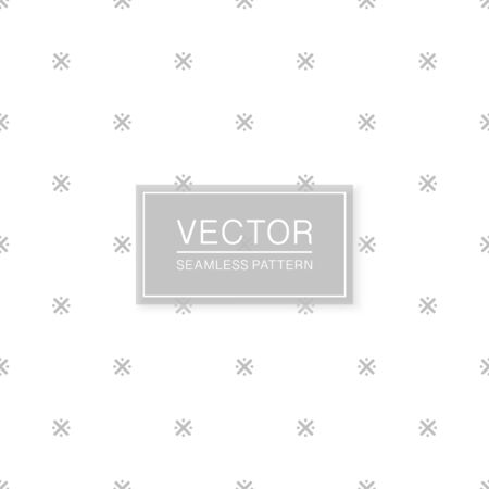 Stylish seamless creative pattern - simple minimalistic design. White and grey decorative texture. Abstract delicate backgroundのイラスト素材