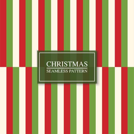 Christmas seamless colorful striped pattern. Bright xmas retro background. Endless creative linear texture.のイラスト素材