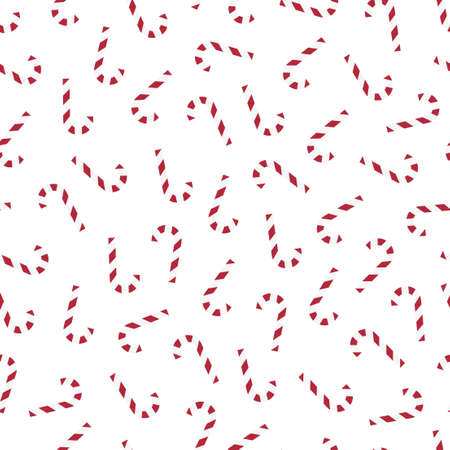 Vector candies seamless pattern. Repeatable christmas background. Trendy festive printのイラスト素材