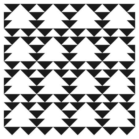Vector creative seamless geometric pattern. Textile striped black and white texture. Abstract monochrome fabric backgroundのイラスト素材