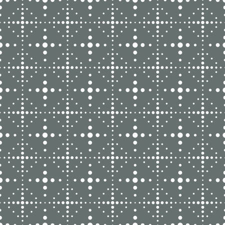 Vector seamless dotted pattern - geometric textile texture. Minimalistic stylish print, elegant...