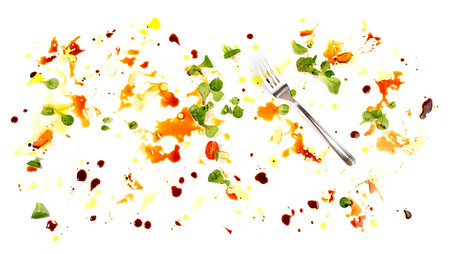 Biological Salad - text isolated on white backgroundの写真素材