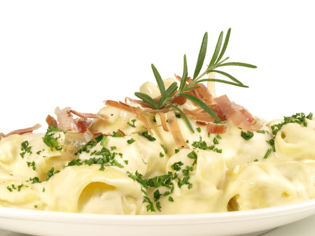 Isolated Italian Tortellini Noodles - Fast Food
