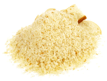 Breadcrumbs on white background - Isolated