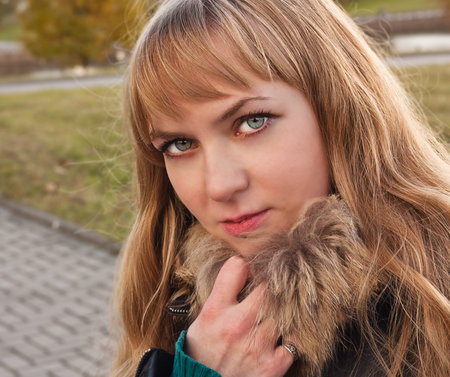 Cute young girlの写真素材