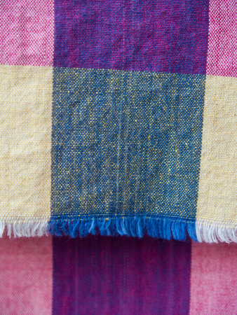 Closeup texture of standard thai style loincloth