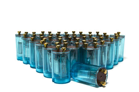 Group of fluorescent starter unitの写真素材