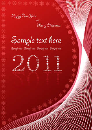 Christmas abstract red background. illustrationのイラスト素材