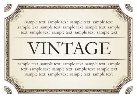 Vintage framework marble illustrationのイラスト素材