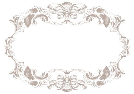 Vintage ornament background. のイラスト素材