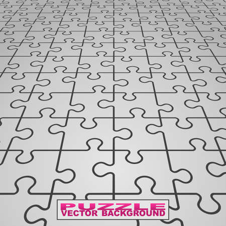 vector puzzle background illustrationのイラスト素材
