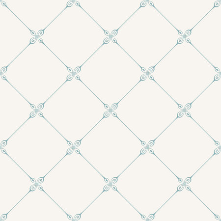 Vector seamless pattern with art ornament. Vintage elements for design in Victorian style....