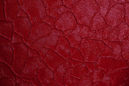 textured pattern on a red clay potの写真素材