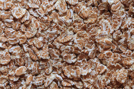 wheat flakes photo, wheat flakes, dry wheat, wheat background, wheat photo, wheat porrige, vegetarian diet, vegan food, health diet, health breakfast, raw wheatの写真素材