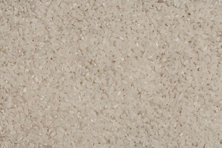 White asian rice background, uncooked raw cerealsの写真素材