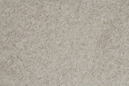 jasmin white rice background, asian food closeup, basmati riceの写真素材