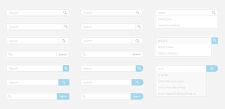 Search bar designのイラスト素材