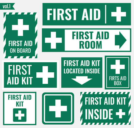 First aid sign vector illustration.のイラスト素材