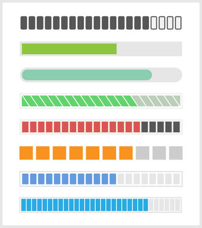 loading bar for web illustration.のイラスト素材