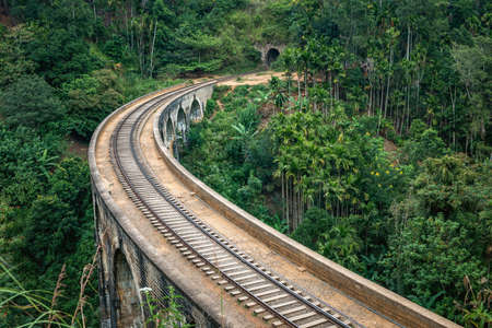 Nine Arch Bridge. Ella, Sri Lanka.の写真素材