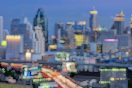 City at night - blur photo,Bokeh backgroundの写真素材