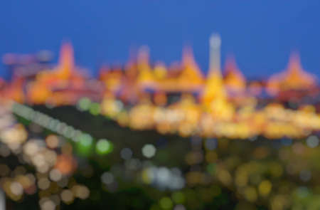 City at night - blur photo,Bokeh backgroundの写真素材
