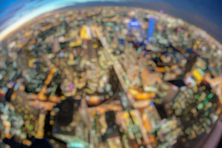 City at night - blur photo,Bokeh backgroundの写真素材