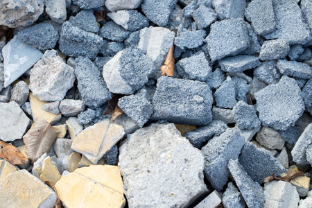 Breaking Up Surface Of Road For Repair