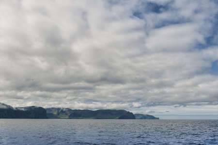Vestmanna cliffs in the Faroe Islandsの写真素材