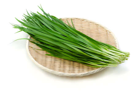 garlic chivesの写真素材