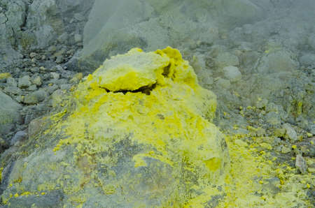 Tamagawa hot spring, Towada Hachimantai National Park, Japan.の写真素材