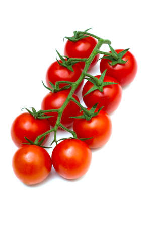 Cherry tomato-Solanum lycopersicum, This image is available for clipping work の写真素材