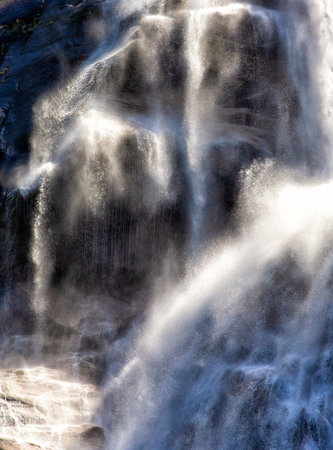 Waterfall in Yosemite National Park, California, United States of America