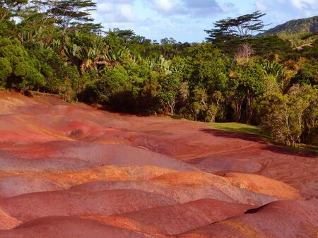 Coloured Earth Mauritiusの写真素材