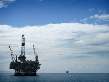 Offshore Oil Rig Drilling Platform