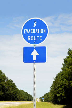 Hurricane Evacuation Routeの写真素材