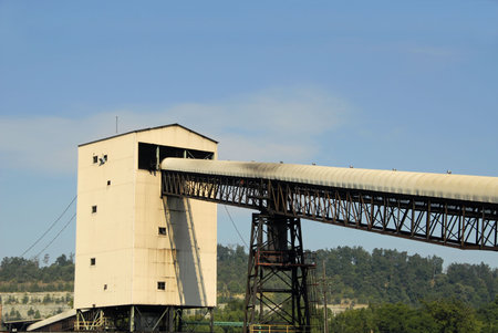 Coal Tipple used to Load Coal for Transport