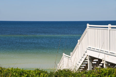 Stairway to the Beachの写真素材