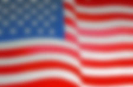 Blurred Background of a painted United States of America Flagの写真素材