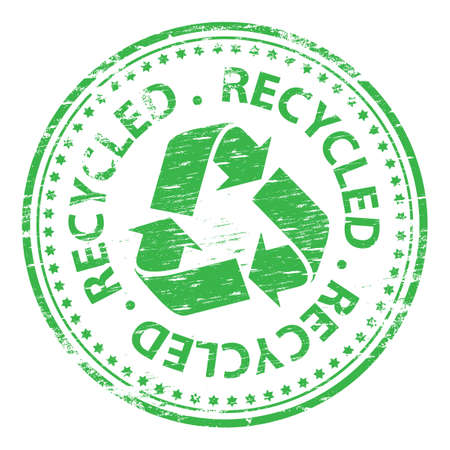 Rubber stamp illustration showing のイラスト素材