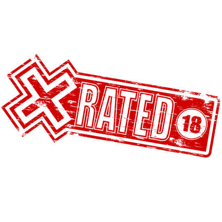 X RATED Rubber Stampのイラスト素材