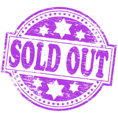 SOLD OUT Rubber Stampのイラスト素材
