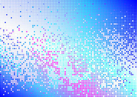 Abstract pink and blue mosaic backgroundのイラスト素材