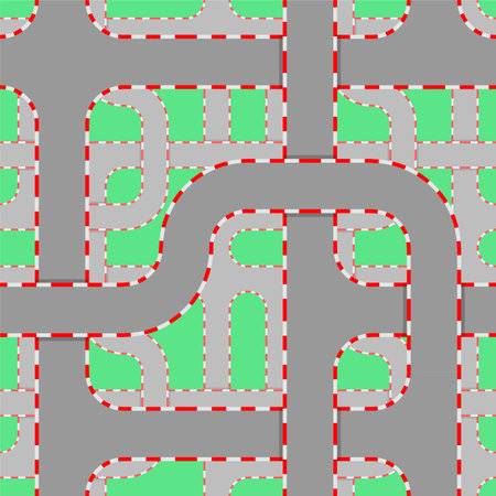 Race track background. Tileable illustration that repeats up, down, left and rightのイラスト素材