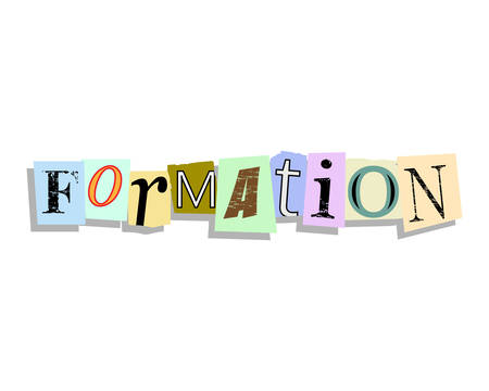 Formation word in torn paper letters text
のイラスト素材